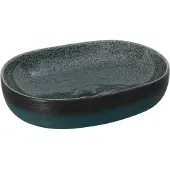 vidaXL Aufsatzwaschbecken Türkis Oval 59x40x14 cm Keramik