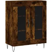 vidaXL Sideboard Räuchereiche 69,5x34x90 cm Holzwerkstoff