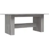 vidaXL Esstisch Grau Sonoma 180x90x76 cm Holzwerkstoff