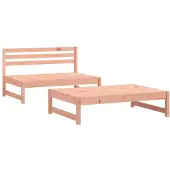 vidaXL 2-tlg. Garten-Lounge-Set Massivholz Douglasie