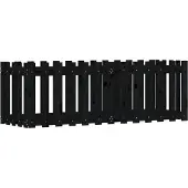 vidaXL Hochbeet Latten-Design Schwarz 150x50x50 cm Massivholz Kiefer
