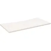 vidaXL Schreibtischplatte Weiß 110x55x2,5 cm Massivholz Kiefer