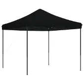 vidaXL Partyzelt Faltbar Pop-Up Schwarz 292x292x315 cm