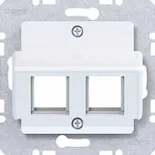 Hager Abdeckungsplatte Lichtweiß (glänzend) WAF2165WG 1 St.