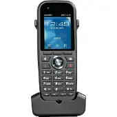 AGFEO DECT 44 IP, IP-Telefon, Schwarz, Kabelloses Mobilteil, Tisch/Bank, 100 Eintragungen, TFT