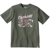 Carhartt - Dearborn Relaxed Holiday T-Shirt - T-Shirt Gr S oliv/grau