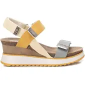 Xti für Damen. 14282204-VERDE Sandalen 142822 grün (37), 5 bis 8 cm, Schnalle, Lässig