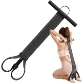 Markenlos Pedal-Widerstandsband mit Griff, 54 Kg – vielseitiges Zugseil für Yoga, Pilates, Heimtraining, Krafttraining und Klimmzüge