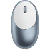 Satechi M1, Beidhändig, Optisch, Bluetooth, Blau, Weiß