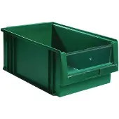 LA-KA-PE Sichtlagerkasten PLK 500 x 315 x 200 mm PP grün bis 45 kg 22,5 l 185 mm