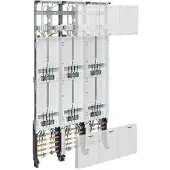 Hager Komplettfeld,univ.Z 1350mm,3-feld,6ZP ZL53X8