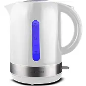 Techwood Wasserkocher electrque 1,7 l, 1.7 L, weiß