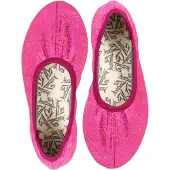 Beck Mädchen Basic Glitzer Gymnastikschuhe, Pink, 33 EU