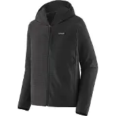 Patagonia - Warme, dehnbare Fleecejacke mit Reißverschluss &ndash; Herren &ndash; M's R1 TechFace Hoody - M's R1 TechFace Hoody Black für Herren