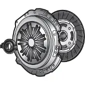Valeo Kupplungssatz Ø 180 mm 26 Zähne mit Ausrücklager für u.a. RENAULT TWINGO
