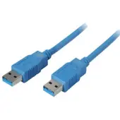 Shiverpeaks BS77031-1, 1 m, USB A, USB A, USB 3.2 Gen 1 (3.1 Gen 1), 5 Gbit/s, Blau