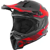 Germot Helm GM 540 matt-schwarz/rot - Größe L