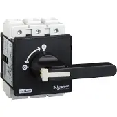 Schneider Electric Electric VBF5 Hauptschalter, 4-Loch bef., 3p, 690V, 125A, Griff lang schwarz abschließbar