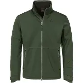 Schöffel Softshelljacke SCHÖFFEL, Herren, Gr. 50, grün (schwarz jade), Obermaterial: 100% Polyester. Futter: 100% Polyester, Jacken Softshelljacke, wasser- und windabweisend, mit Polyesterfutter, aus Polyester