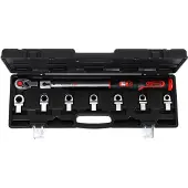 Ks Tools 14x18 mm INFINITOOL Einsteck-Drehmomentschlüssel-Satz 20-200 Nm, 9-tlg