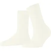 Falke Socken "Cotton Rib", Damen, Gr. 39-42, weiß (off, weiß (2040)), Obermaterial: 90% Baumwolle CO. 9% Polyamid PA. 1% Elasthan EL., Socken Socken