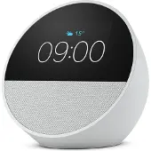 Amazon Smart-Lautsprecher Echo Spot (2024), WLAN, Bluetooth, Weiß