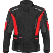 Germot Textiljacke Aron Junior schwarz-rot - Größe 152
