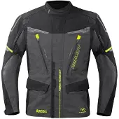 Germot Textiljacke Argos Herren, anthrazit/schwarz-gelb - Größe 3XL