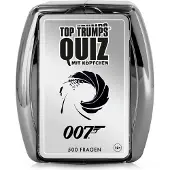 Winning Moves Top Trumps Quiz - James Bond Ratespiel Wissensspiel Fragespiel Gesellschaftsspiel