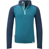 TROLLKIDS - Kid's Rauland Half Zip - Fleecepullover Gr 140 blau/türkis