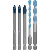 Bosch EXPERT HEX-9 Hard Ceramic und HEX-9 Multi Construction Bohrer 6/8 mm, 5-teiliges Set - 2608902314