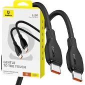 Baseus USB-C zu USB-C Kabel 100W PD 5A Schnellladekabel 1,2m Schwarz