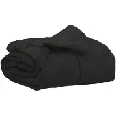 vidaXL Sommerdecke 200 x 200 cm Sommer 200 gsm Schwarz
