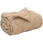 vidaXL Winterbettdecke 220 x 260 cm 450 g/m² Taupe