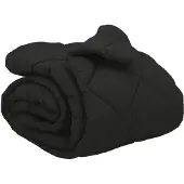 vidaXL Winterbettdecke 135 x 200 cm 450 g/m² Schwarz