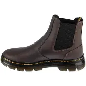 Dr. Martens Uni Embury Gunmetal Saddleback Platform, Schwarz, 41 EU