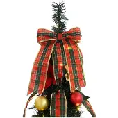 vidaXL Künstlicher Weihnachtsbaum mit 150 LEDs Grün 185 cm PVC