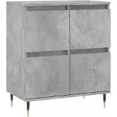 vidaXL Sideboard Betongrau 60x35x70 cm Holzwerkstoff