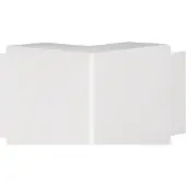 Hager LF6011039016 Außeneck halogenfrei zu Leitungsführungskanal LF/FB 60x110mm verkehrsweiß