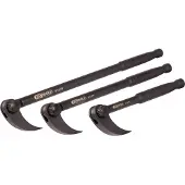 Ks Tools Gelenk-Rollkopf-Hebeleisen-Satz, 3-tlg - 911.8175