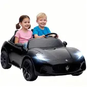 AIYAPLAY Kinder Elektroauto 12V 2-Sitzer Kinderauto mit Fernbedienung, 2 Motorn