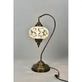 Halay Handgemachte türkische Nachtlampe transparente orientalische Feenlampe