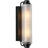 Nordlux Wandleuchte Nimal Double, IP44, Metall, schwarz