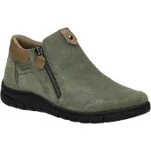 Josef seibel Stiefelette "Nenra 01, oliv-kombi", Damen, Gr. 38, grün (oliv, kombi), Obermaterial: 100% Rindsleder Leather cow., Schuhe Stiefelette