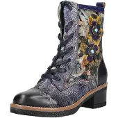 LAURA VITA Stiefelette Stiefelette Leder/Textil