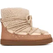 INUIKII für Damen. 1001.003.0072 Lederstiefel Curly Rock beige (37), Wohnung, Schnürsenkel, Lässig