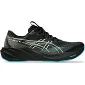 Asics Laufschuh "GT-2000 15", Herren, Gr. 48, schwarz (schwarz, energy aqua), Synthetik, Schuhe Laufschuh, für mehr Stabilität und wasserdicht, Topseller
