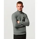 Belstaff für Herren. 106570 Graues Sweatshirt mit Quarter-Zip (XL), Lässig, Baumwolle