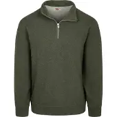 Levi's Sweatshirt "Sweatshirt ORIGINAL HM 1/4 ZIP 1er Pack", Herren, Gr. XXL, grün, Obermaterial: 100% Baumwolle CO., Sweatshirts Sweatshirt
