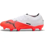 Puma Fußballschuh "ULTRA NITRO 7 MATCH FGAG", Gr. 44, Textil, rot (ultra rot, schwarz, weiß), Synthetik, Schuhe Fußballschuh, für Rasen- und Kunstrasenplätze